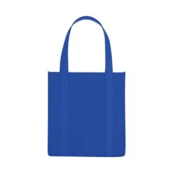 Recyclable Non-Woven Avenue Shopper Tote Bags (Q488311) -Qualityimprint Shop Q488311 royal totebags with logo 3