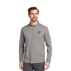 OGIO® Code Stretch Long Sleeve Button-Up Shirt (Q489722)