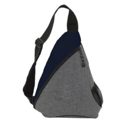 Atchison Two-Tone Cutie Patootie Slingpack (Q493722) -Qualityimprint Shop Q493722 blue slingbags with logo 3