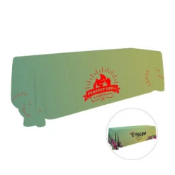 8Ft Dye Sublimation Economy Table Throw (Q494811)