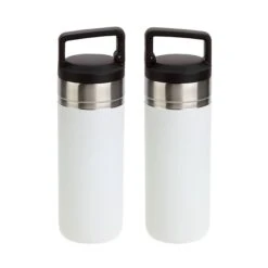 Dante 20 Oz. Vacuum Insulated Bottle (Q495722) -Qualityimprint Shop Q495722 white steel bottles with logo 3