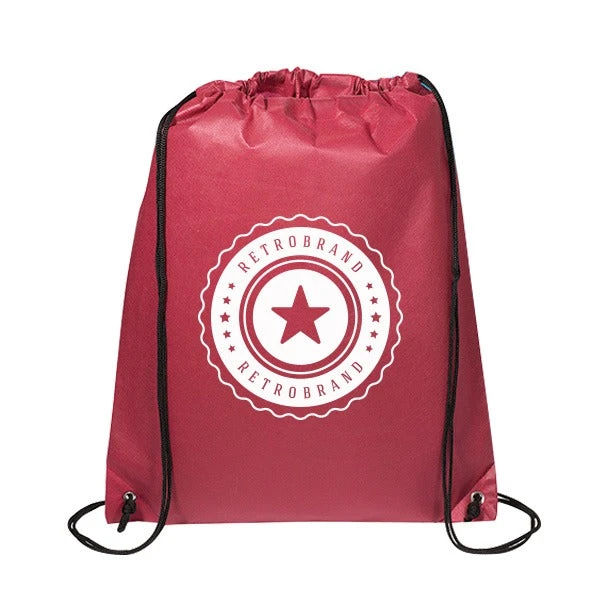 Non-woven Polypropylene Drawstring Cinch-Up Backpacks (Q499311) 1 Non-woven Polypropylene Drawstring Cinch-Up Backpacks (Q499311)