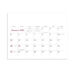 Stapled Small Quantity Appointment Calendars (Q503411) 9 Stapled Small Quantity Appointment Calendars (Q503411) -Qualityimprint Shop Q503411 calendars with logo 3