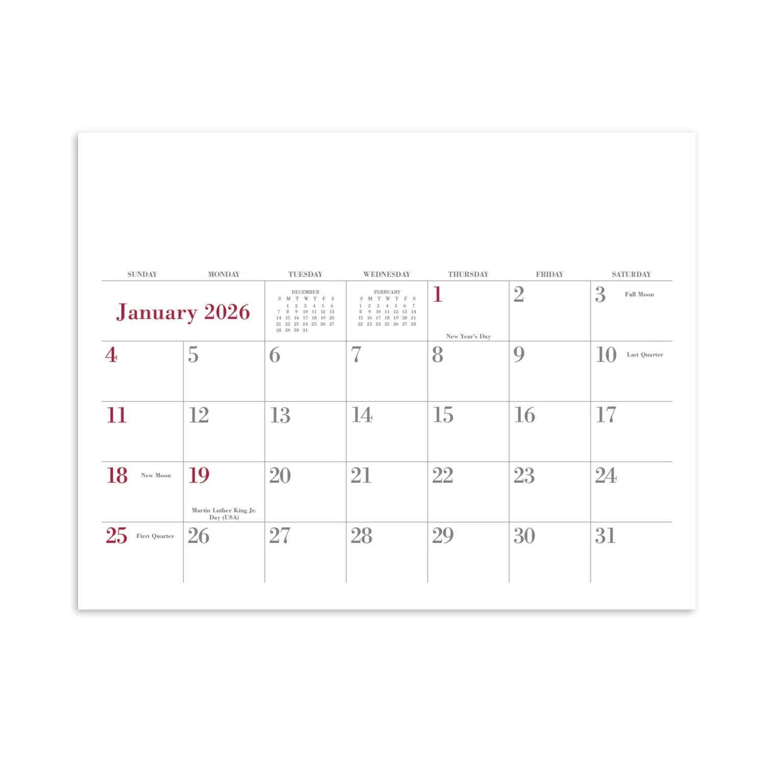 Stapled Small Quantity Appointment Calendars (Q503411) 4 Stapled Small Quantity Appointment Calendars (Q503411) - Image 4