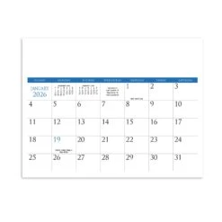 Stapled Small Quantity Appointment Calendars (Q503411) 10 Stapled Small Quantity Appointment Calendars (Q503411) -Qualityimprint Shop Q503411 calendars with logo 4