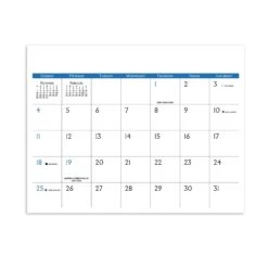 Stapled Small Quantity Appointment Calendars (Q503411) 11 Stapled Small Quantity Appointment Calendars (Q503411) -Qualityimprint Shop Q503411 calendars with logo 5