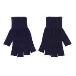 Fingerless Gloves (Q509511) -Qualityimprint Shop Q509511 navy gloves with logo 9