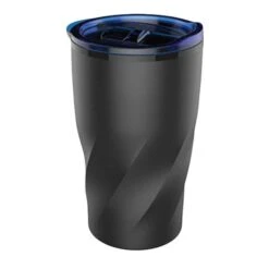 Jornikolor 14 Oz. Stainless Steel Twisting Tumbler (Q510422) -Qualityimprint Shop Q510422 black blue tumblers with logo 6