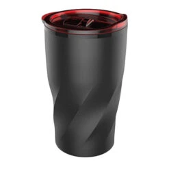 Jornikolor 14 Oz. Stainless Steel Twisting Tumbler (Q510422) -Qualityimprint Shop Q510422 black red tumblers with logo 3