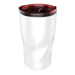 Jornikolor 14 Oz. Stainless Steel Twisting Tumbler (Q510422) -Qualityimprint Shop Q510422 white red tumblers with logo 9