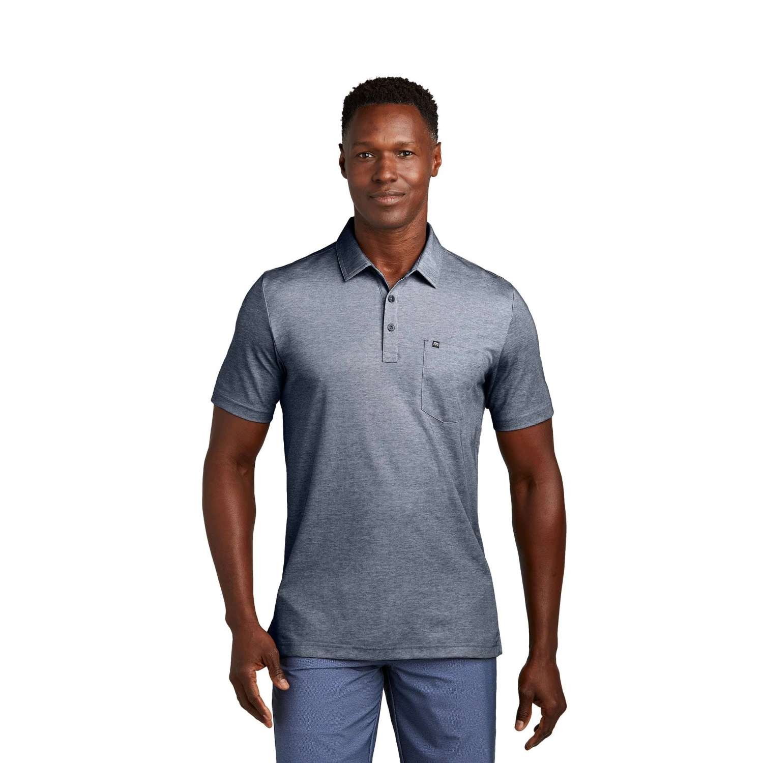 TravisMathew Oceanside Heather Pocket Polo (Q519722) 3 TravisMathew Oceanside Heather Pocket Polo (Q519722) - Image 3
