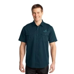 Port Authority® Stain-Resistant Short Sleeve Twill Shirt (Q525265)
