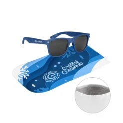Malibu Sunglasses With Rpet Microfiber Sunglass Pouch (Q526122)