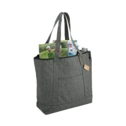 Vila Recycled Boat Tote (Q527722) -Qualityimprint Shop Q527722 graphite tote bags with logo 5