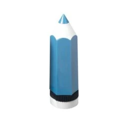 Pencil Shaped Sharpeners (Q536811) -Qualityimprint Shop Q536811 blue pencil sharpener with logo 2
