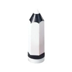 Pencil Shaped Sharpeners (Q536811) -Qualityimprint Shop Q536811 white pencil sharpener with logo 5