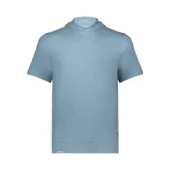 Holloway Eco Revive™ Youth Ventura Soft Knit Short Sleeve Hoodie (Q545222) -Qualityimprint Shop Q545222 storm t shirts with logo 10