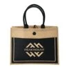 Natural Jute Tote (Q552311) -Qualityimprint Shop Q552311 black totebags withlogo beautyshot 1