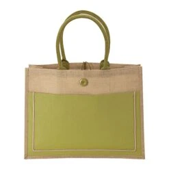 Natural Jute Tote (Q552311) -Qualityimprint Shop Q552311 olive blank totebags withlogo 4