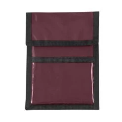 Nylon Neck Wallet Badge Holders (420D) (Q578311) -Qualityimprint Shop Q578311 burgundy holder with logo 13