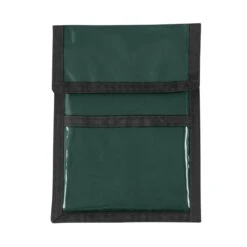 Nylon Neck Wallet Badge Holders (420D) (Q578311) -Qualityimprint Shop Q578311 forest green holder with logo 12