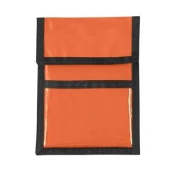 Nylon Neck Wallet Badge Holders (420D) (Q578311) -Qualityimprint Shop Q578311 orange badge holder with logo 7