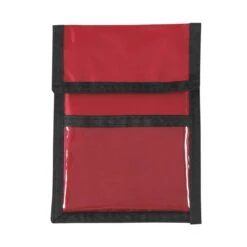 Nylon Neck Wallet Badge Holders (420D) (Q578311) -Qualityimprint Shop Q578311 red badge holder with logo 5