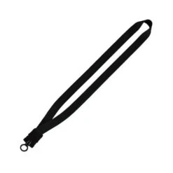 3/4" Smooth Nylon Lanyard With Snap-Buckle Release & O-Ring (Q58337) -Qualityimprint Shop Q58337 10 black