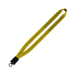 3/4" Smooth Nylon Lanyard With Snap-Buckle Release & O-Ring (Q58337) -Qualityimprint Shop Q58337 5 yellow