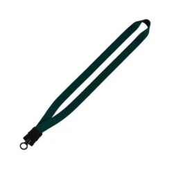 3/4" Smooth Nylon Lanyard With Snap-Buckle Release & O-Ring (Q58337) -Qualityimprint Shop Q58337 9 huntergreen