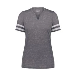 Holloway Eco Revive™ Women's Monterey V-Neck T-Shirt (Q585222) 17 Holloway Eco Revive™ Women's Monterey V-Neck T-Shirt (Q585222) -Qualityimprint Shop Q585222 carbonheatherwhite v neck t shirts with logo 7