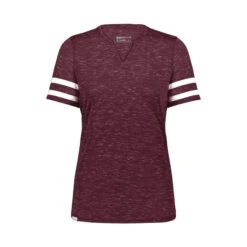Holloway Eco Revive™ Women's Monterey V-Neck T-Shirt (Q585222) 18 Holloway Eco Revive™ Women's Monterey V-Neck T-Shirt (Q585222) -Qualityimprint Shop Q585222 maroonheatherwhite v neck t shirts with logo 8