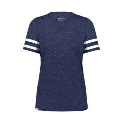 Holloway Eco Revive™ Women's Monterey V-Neck T-Shirt (Q585222) 19 Holloway Eco Revive™ Women's Monterey V-Neck T-Shirt (Q585222) -Qualityimprint Shop Q585222 navyheatherwhite v neck t shirts with logo 9