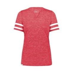 Holloway Eco Revive™ Women's Monterey V-Neck T-Shirt (Q585222) 21 Holloway Eco Revive™ Women's Monterey V-Neck T-Shirt (Q585222) -Qualityimprint Shop Q585222 scarletheatherwhite v neck t shirts with logo 11