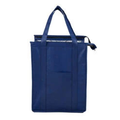 Large Insulated Cooler Tote Bags - 12" W X 16" H X 10" G (Q585711) -Qualityimprint Shop Q585711 navy cooler bags with logo 2