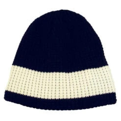Two Tone Big Bear Eco Beanie (Q586235) -Qualityimprint Shop Q586235 4 navyivory