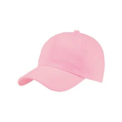 6-Panel Unstructured Front Runner Cap (Q586311) -Qualityimprint Shop Q586311 pink caps with logo 8