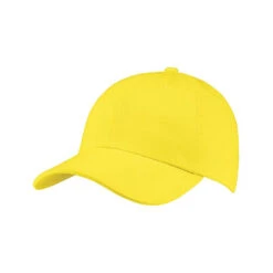 6-Panel Unstructured Front Runner Cap (Q586311) -Qualityimprint Shop Q586311 yellow caps with logo 11