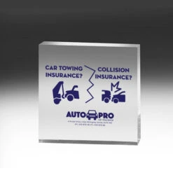 Square Acrylic Paperweight - 3” X 3” X 3/4” (Q589511)