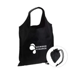 Bazaar RPET Folding Reusable Tote Bag (Q595422)