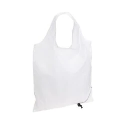 Bazaar RPET Folding Reusable Tote Bag (Q595422) -Qualityimprint Shop Q595422 white tote bags with logo 3