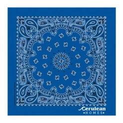 22 In Traditional USA Paisleys Bandana - Royal Blue (Q606522)