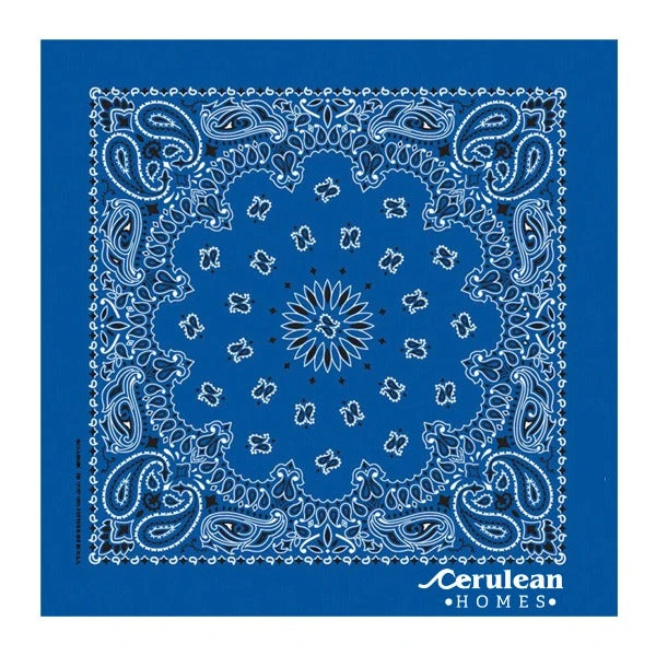 22 In Traditional USA Paisleys Bandana - Royal Blue (Q606522) 1 22 In Traditional USA Paisleys Bandana - Royal Blue (Q606522)