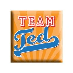 1.5 Inch Square Button With Magnet Back (Q606911)