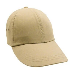 Unconstructed Washed Cotton Twill Polo Cap (Q60766) -Qualityimprint Shop Q60766 khaki caps with logo 5