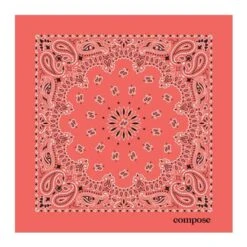 22 In Traditional USA Paisleys Bandana - Honeysuckle (Q616522)