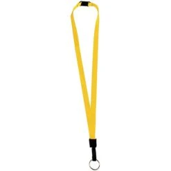 .50" Breakaway Lanyard With Key Ring (Q617311) -Qualityimprint Shop Q617311 yellow lanyards with logo 8