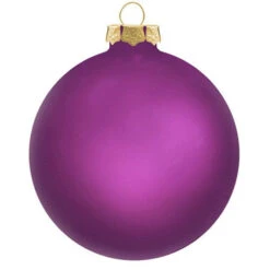Traditional Glass Ornaments (Q633965) -Qualityimprint Shop Q633965 purple ornaments with logo 7