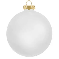 Traditional Glass Ornaments (Q633965) -Qualityimprint Shop Q633965 white ornaments with logo 10
