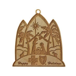 Wood Ornaments - 3" (Q635711) -Qualityimprint Shop Q635711 ornaments with logo 3